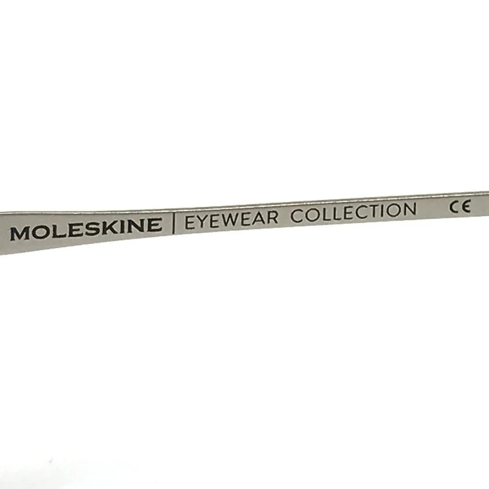 Moleskine Eyeglasses Frames MO1102 60 Periwinkle Crystal Blue Silver 51-17-145